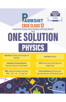 Parikshit CBSE Sample Papers One Solution Class 12th Physics for 2026 Board Exam
